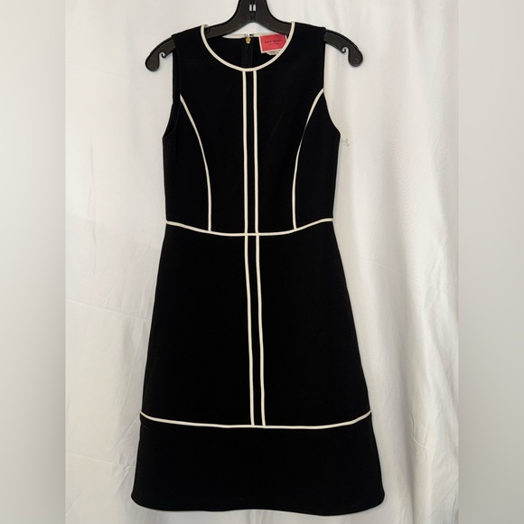 Kate Spade New York Paneled Crepe A-line dress - Picture 3 of 9